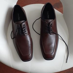 Calvin Klein brown dress shoes